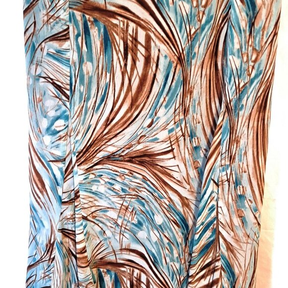 VINTAGE SET ~ 2 PC BLOUSE & SKIRT ~ CHIFFON FEEL ~ FLOWING ORGANIC SUMMER ~ NWT~ - Picture 9 of 14